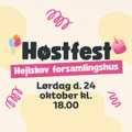 Invitation til Høstfest lørdag d. 24. oktober